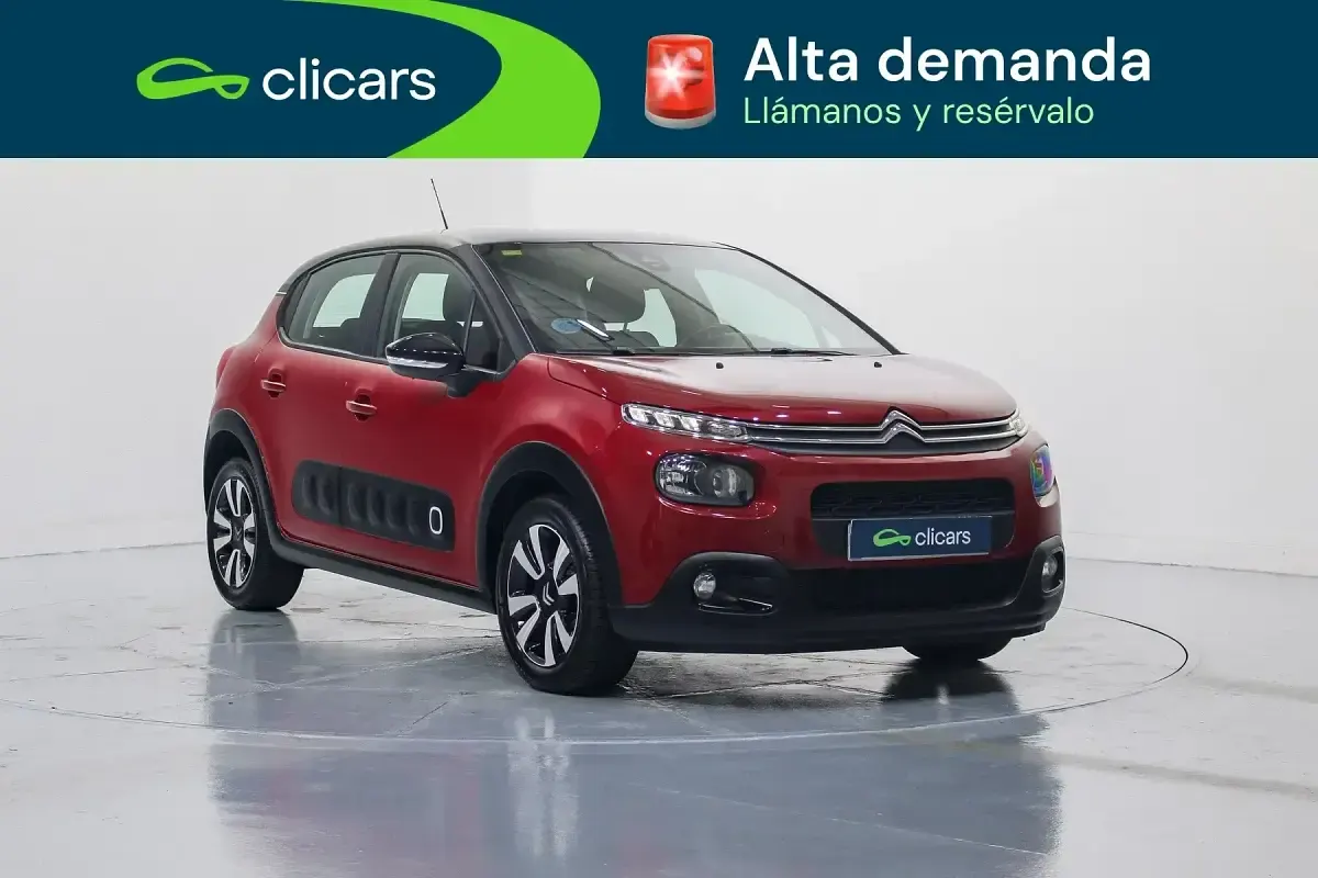 Usado Citroën C3 Feel 83 CV (61 kW) 2020 Rojo Utilitario