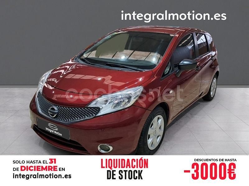 Rojo Usado 2014 Nissan Note Visia Monovolumen | 7990 € (Caro) - Imagen 1/4