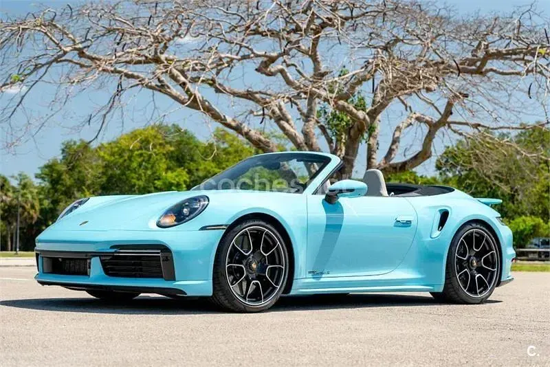 Usado Porsche 911 Turbo Cabriolet 580 CV (426 kW) 2024 Azul Descapotable