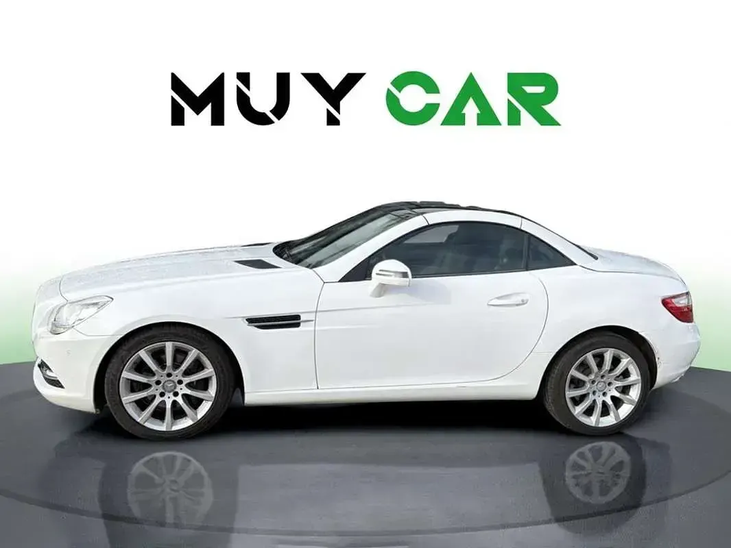 Usado Mercedes SLK250 204 CV (150 kW) 2015 Blanco Descapotable