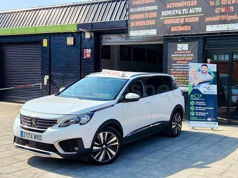 Blanco Usado 2019 Peugeot 5008 Allure SUV | 12.000 € (Buen precio) - Imagen 1/4