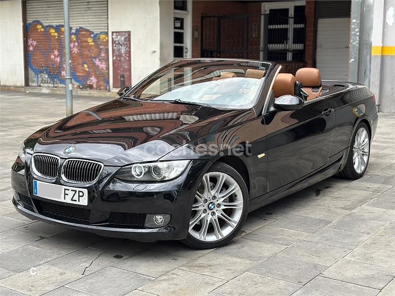 Negro Usado 2008 BMW 325 Cabriolet Descapotable | 8990 € (Super precio) - Imagen 1/4