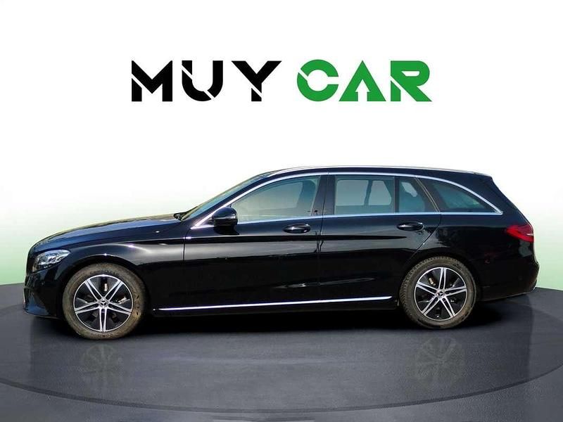 Usado Mercedes C200 160 CV (117 kW) 2019 Negro Familiar