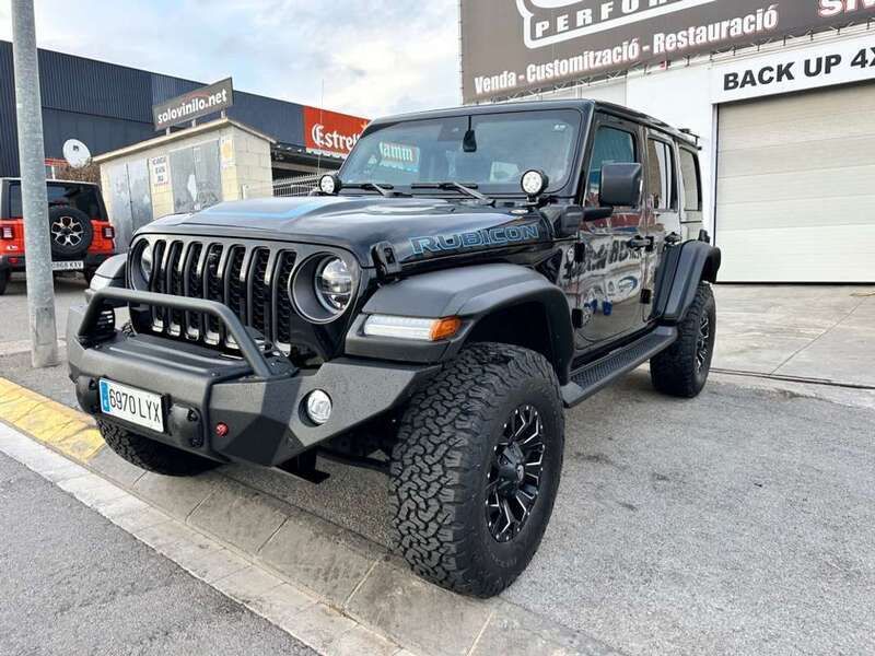 Negro Usado 2022 Jeep Wrangler Unlimited Rubicon SUV | 86.000 € - Imagen 1/4
