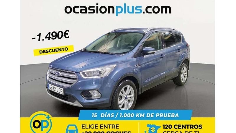 Usado Ford Kuga Trend+ 120 CV (88 kW) 2019 Azul SUV