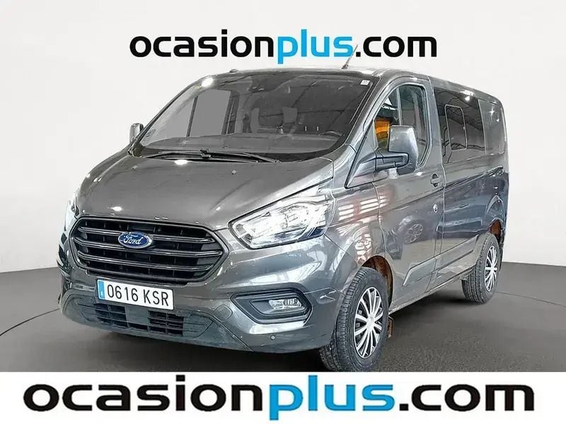 Gris Usado 2018 Ford Transit Custom Trend Familiar | 19.082 € (Super precio) - Imagen 1/4