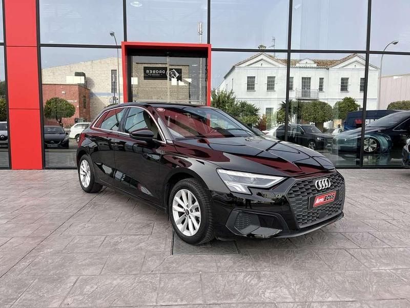 Usado Audi A3 Sportback S-Line 110 CV (80 kW) 2021 Negro Utilitario