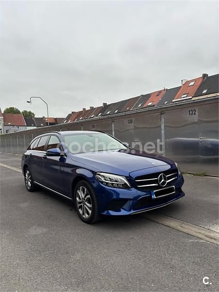 Azul Usado 2019 Mercedes C220 Familiar | 22.000 € (Buen precio) - Imagen 1/4