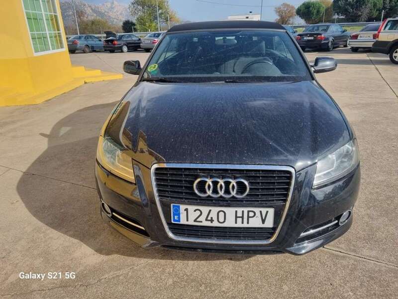 Usado Audi A3 Cabriolet 105 CV (77 kW) 2013 Negro Descapotable