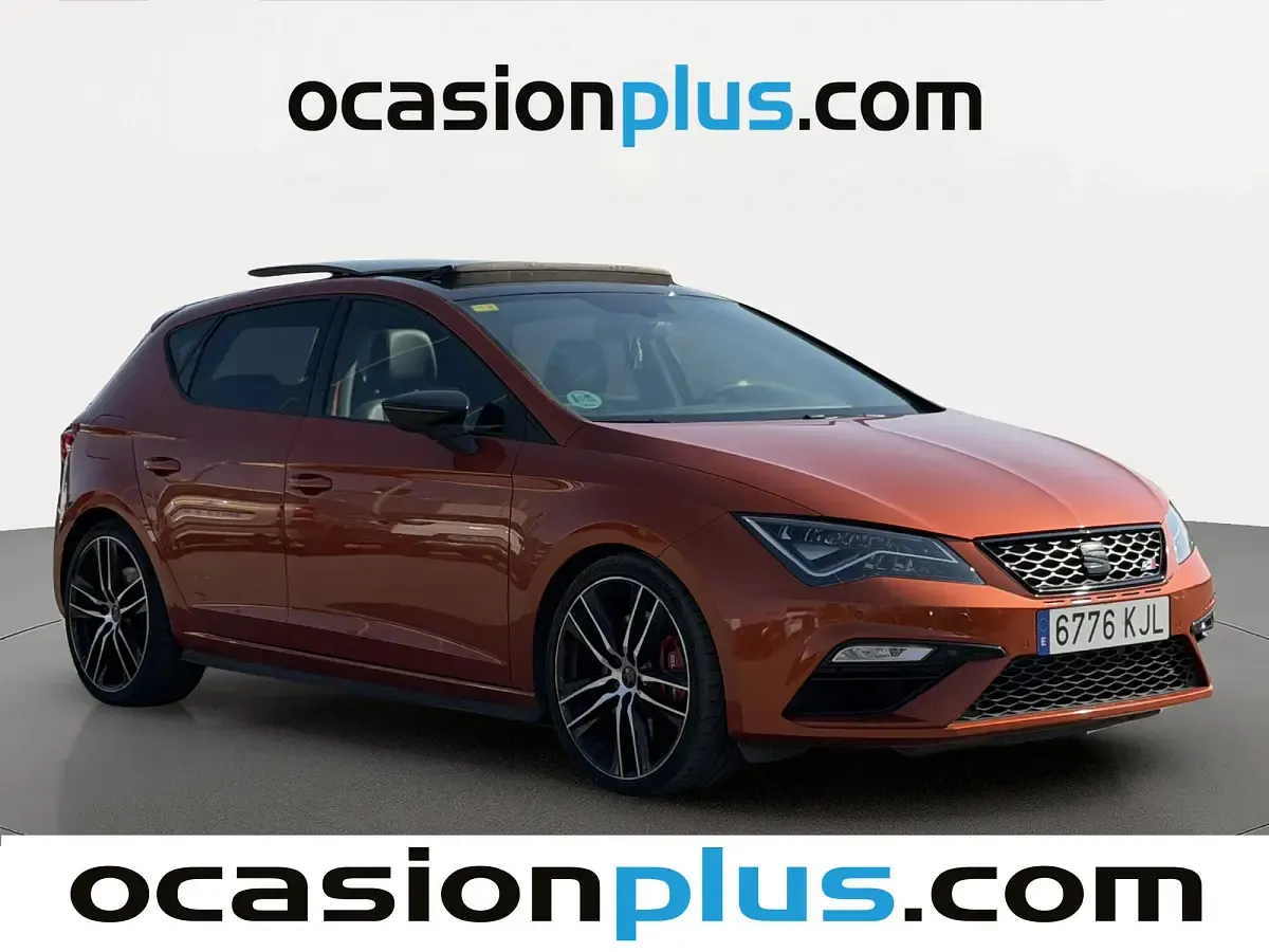 Usado Seat Leon CUPRA 300 CV (220 kW) 2018 Naranja Utilitario