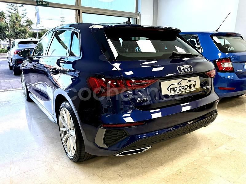 Usado Audi A3 S-Line 204 CV (150 kW) 2023 Azul Berlina