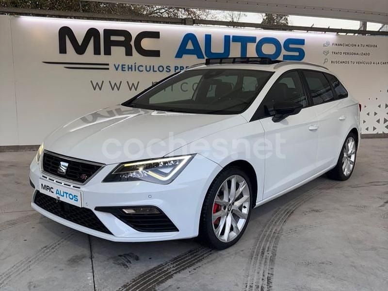 Blanco Usado 2017 Seat Leon FR Familiar | 16.900 € (Un poco caro) - Imagen 1/4