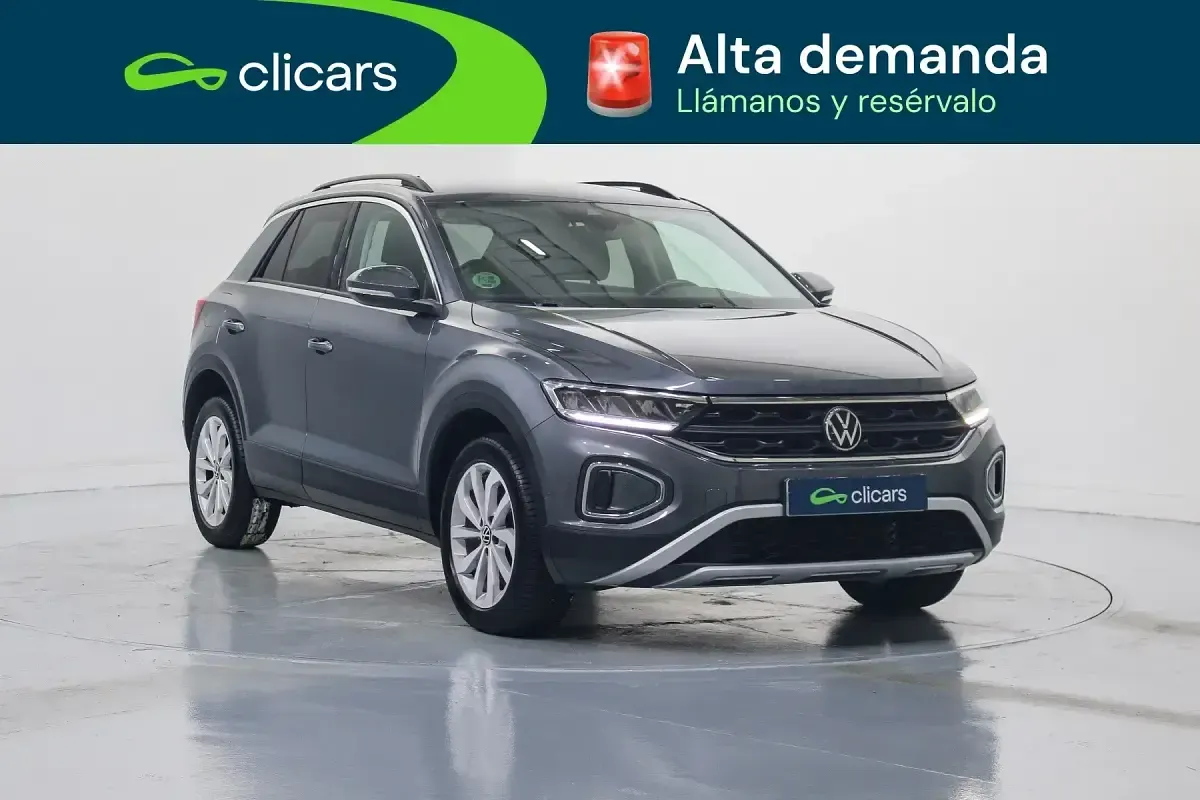 Usado VW T-Roc Life 115 CV (84 kW) 2022 Gris SUV