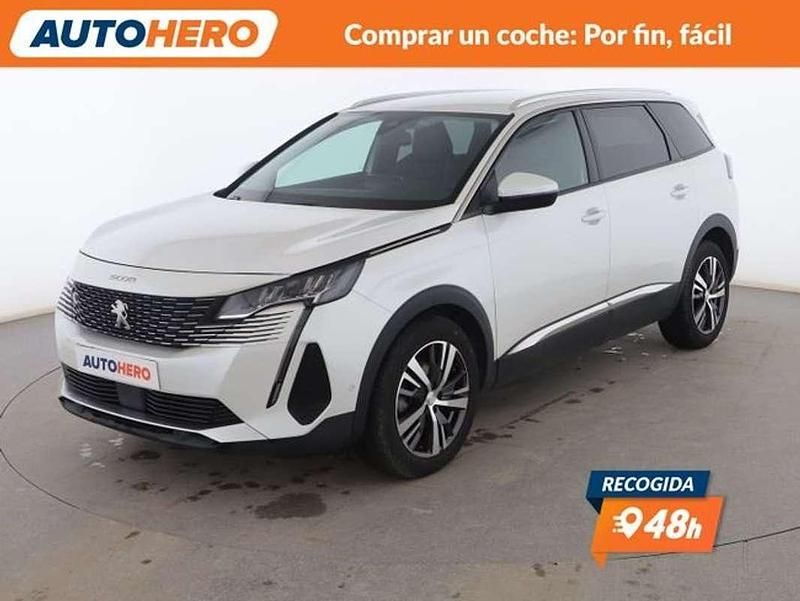 Blanco Usado 2021 Peugeot 5008 Allure Monovolumen | 16.475 € (Buen precio) - Imagen 1/3