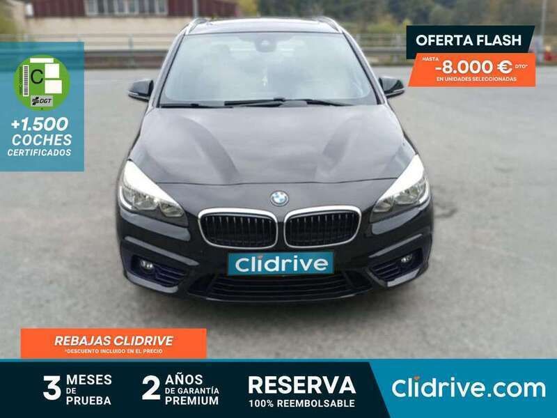 Negro Usado 2015 BMW 218 Active Tourer Monovolumen | 14.590 € (Un poco caro) - Imagen 1/3