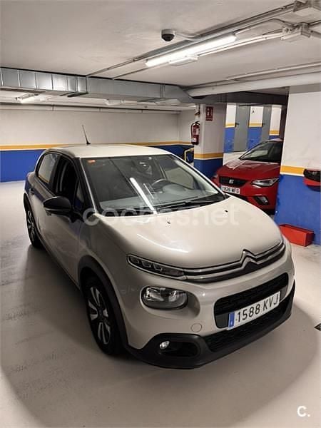 Beige Usado 2019 Citroën C3 Feel Berlina | 9850 € (Precio justo) - Imagen 1/4