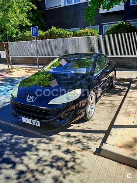 Negro Usado 2008 Peugeot 407 Coupe Coupe | 5000 € (Precio justo) - Imagen 1/4