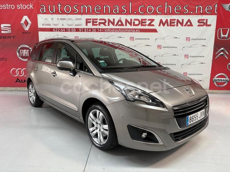 Beige Usado 2016 Peugeot 5008 Style Monovolumen | 9300 € (Precio justo) - Imagen 1/4