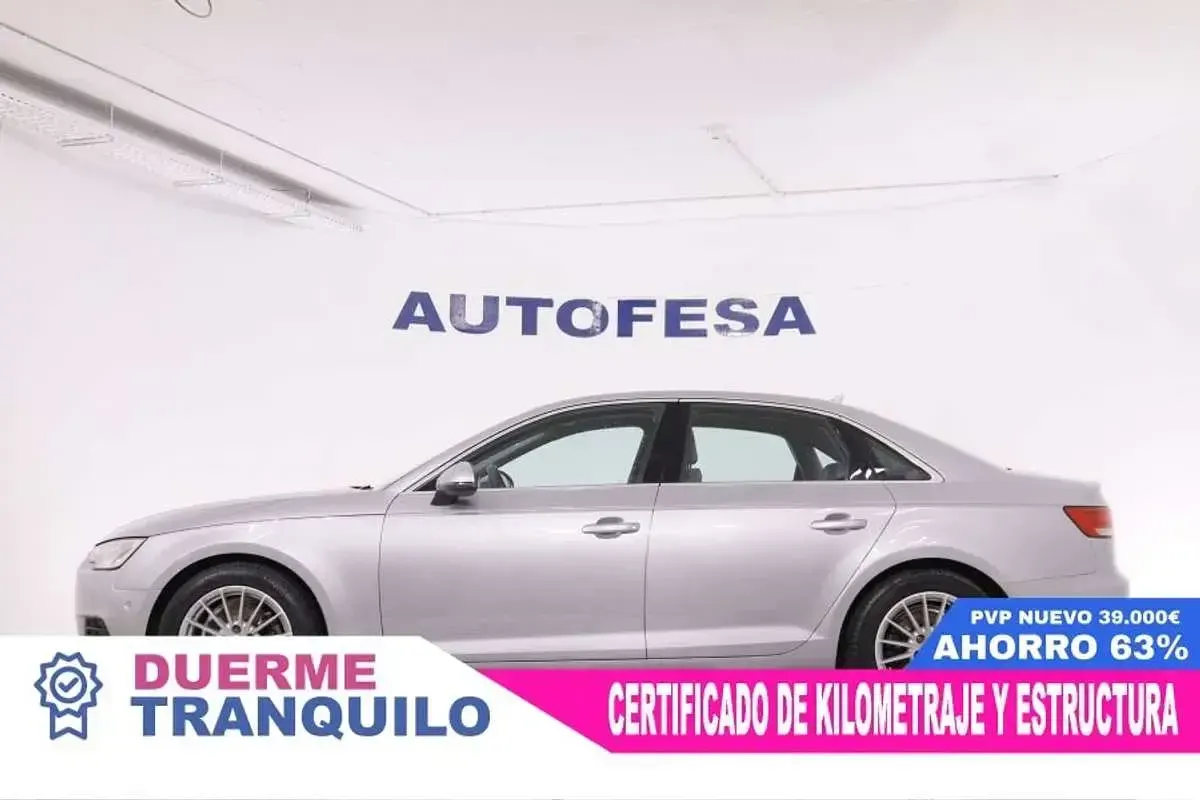 Begagnad Audi A4 150 HK (110 kW) 2018 Grå Sedan