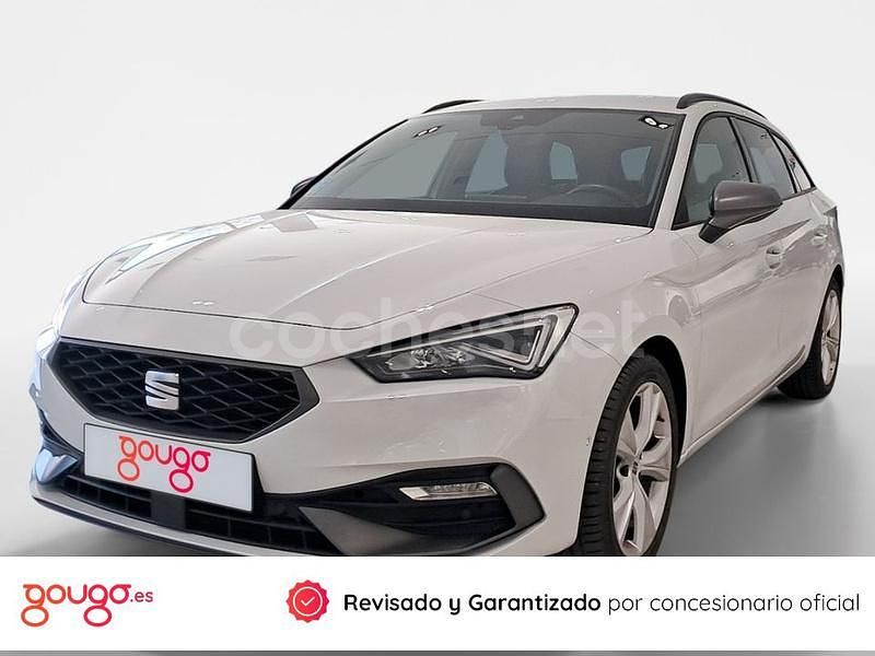 Blanco Usado 2024 Seat Leon FR Familiar | 26.500 € (Precio justo) - Imagen 1/4