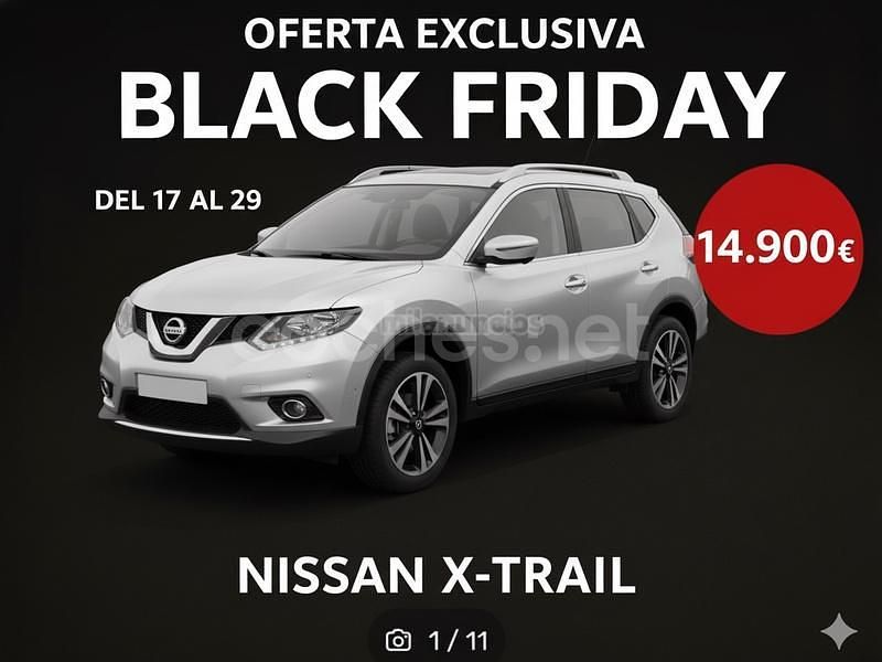 Gris / plata Usado 2018 Nissan X-Trail N-Connecta SUV | 15.900 € (Super precio) - Imagen 1/4