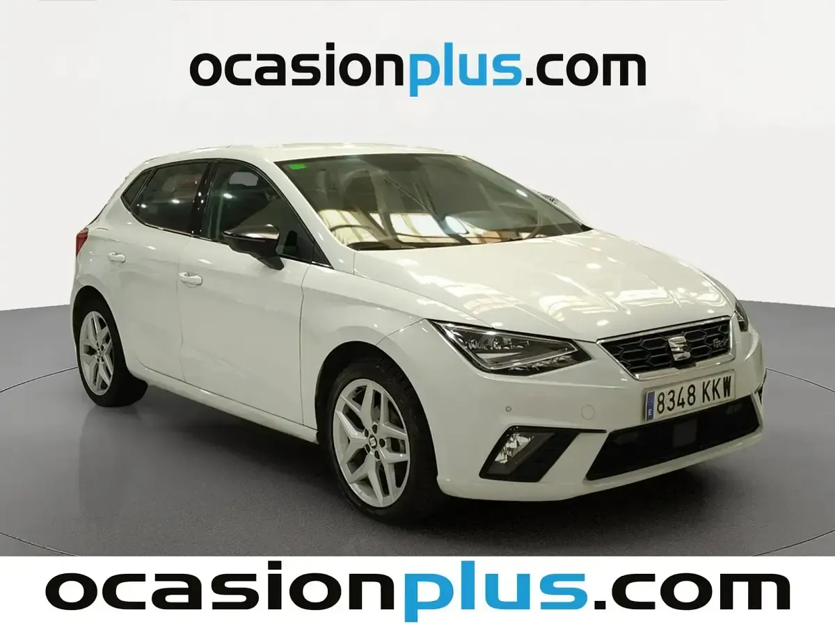 Usado Seat Ibiza FR 90 CV (66 kW) 2018 Blanco Utilitario