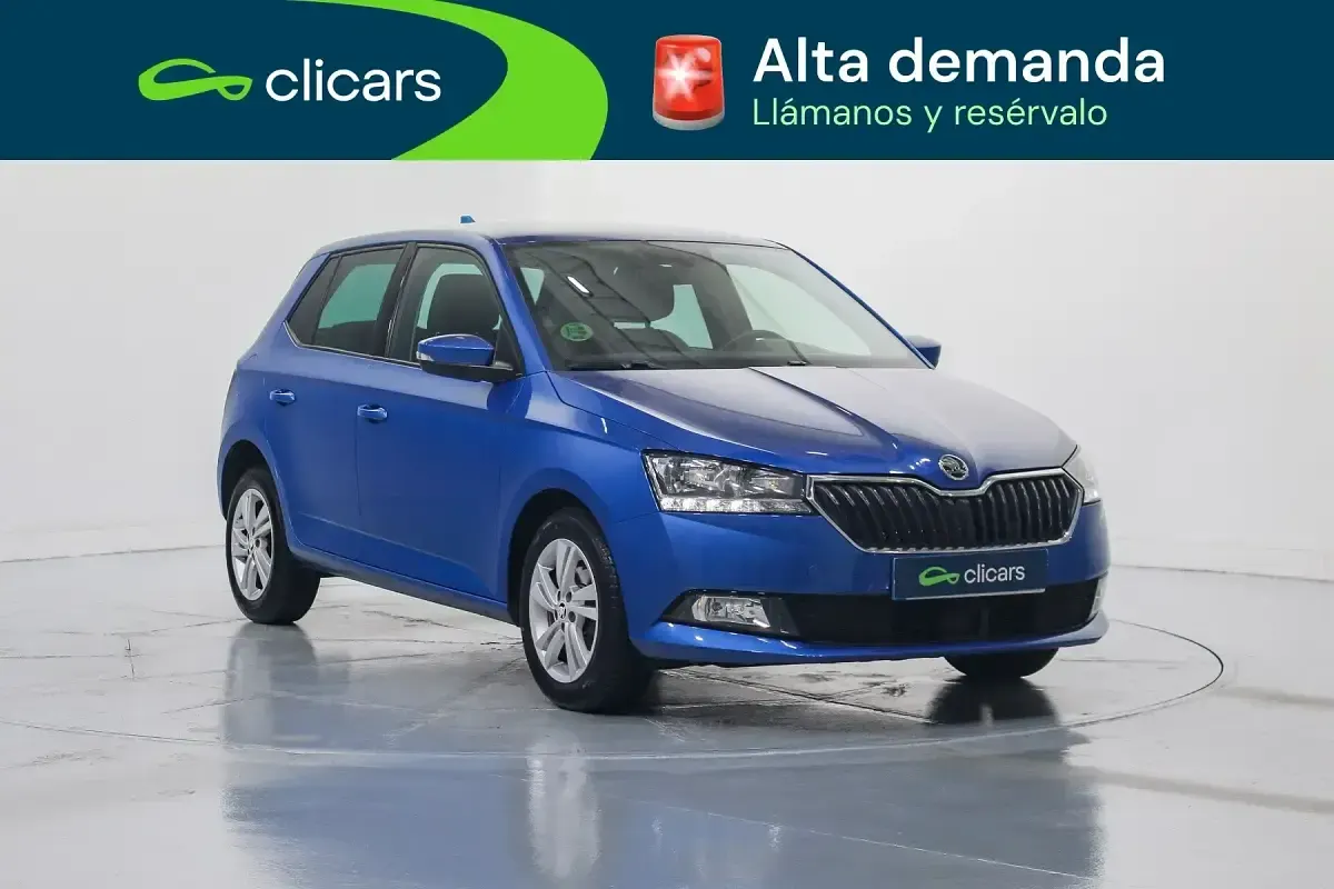 Usado Skoda Fabia Ambition 95 CV (69 kW) 2019 Azul Utilitario