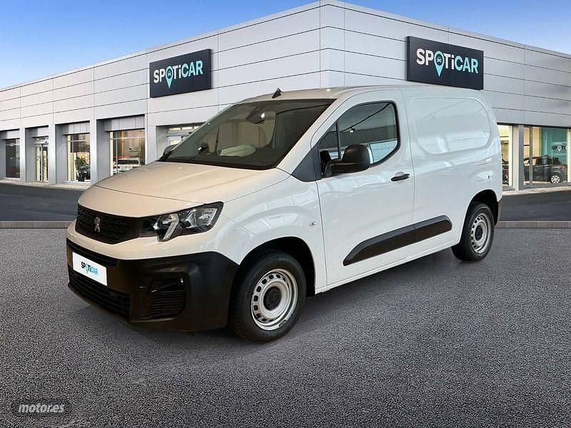 Blanco Usado 2021 Peugeot Partner Premium Monovolumen | 15.500 € (Un poco caro) - Imagen 1/4
