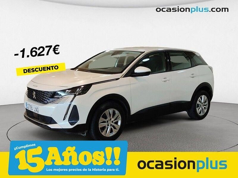 Blanco Usado 2021 Peugeot 3008 Active SUV | 17.900 € (Un poco caro) - Imagen 1/4
