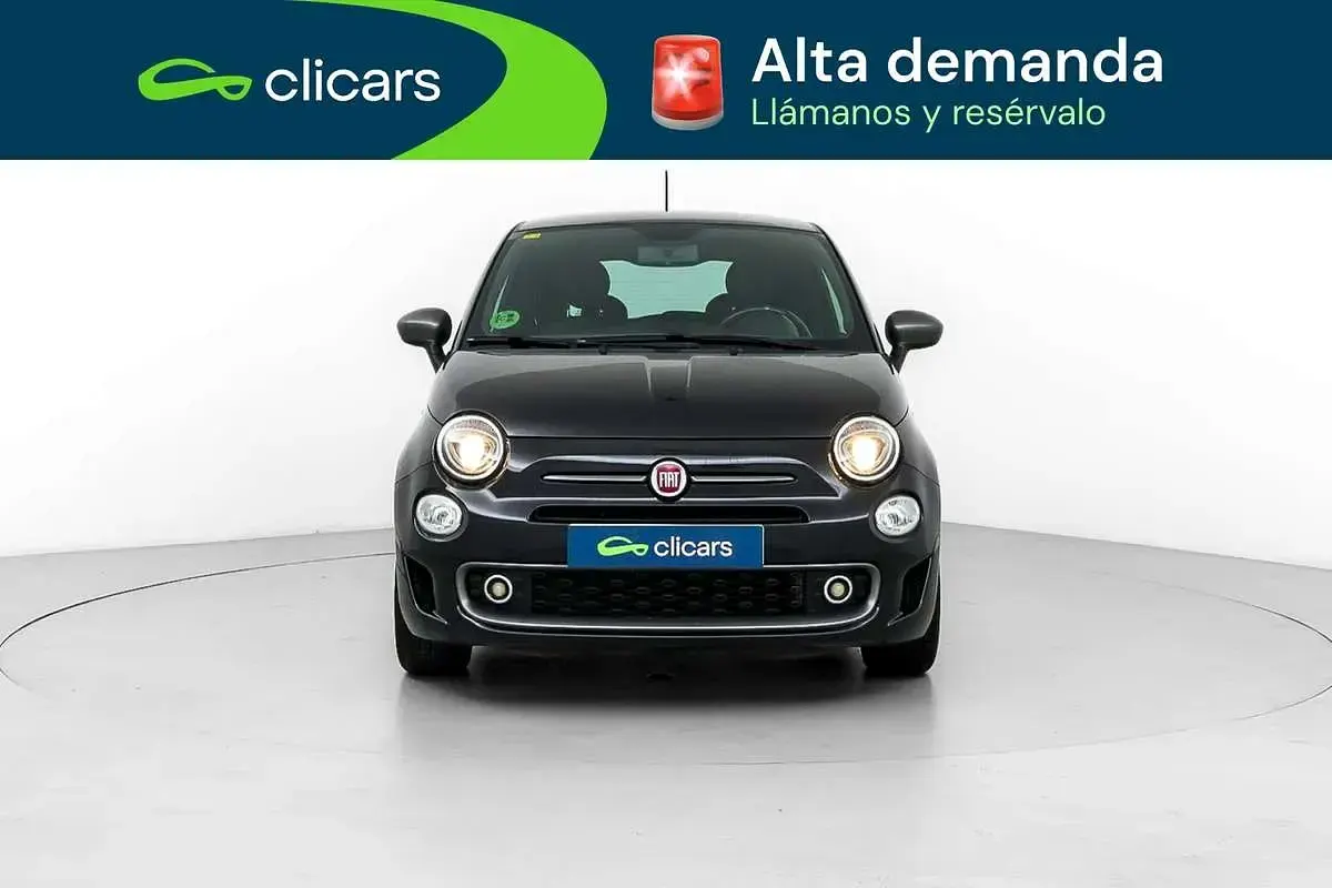 Usado Fiat 500 S 69 CV (50 kW) 2018 Negro Utilitario