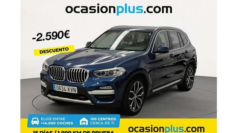 Azul Usado 2019 BMW X3 SUV | 25.900 € (Super precio) - Imagen 1/4