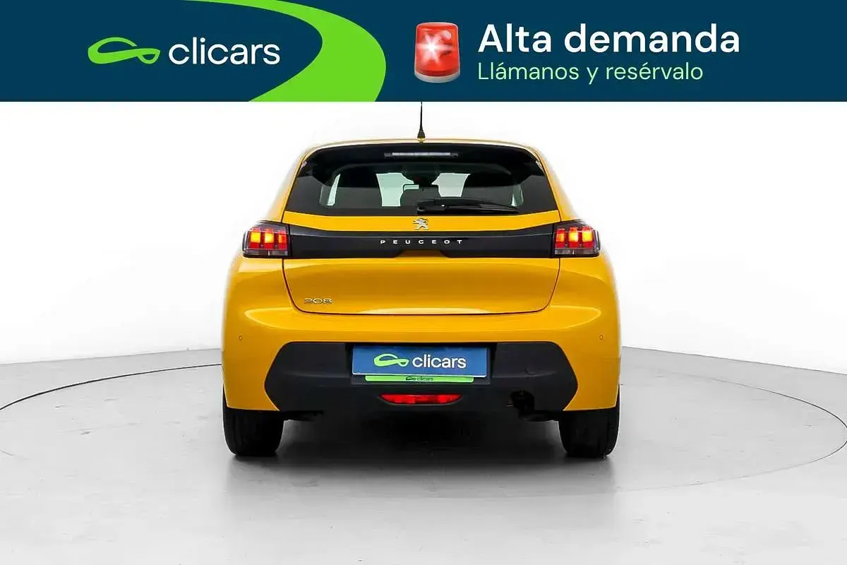 Usado Peugeot 208 Active 75 CV (55 kW) 2022 Amarillo Utilitario