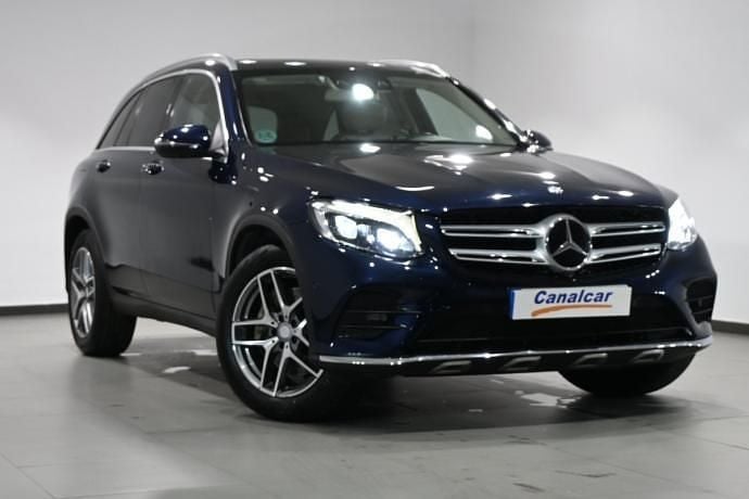 Usado Mercedes GLC250 211 CV (155 kW) 2016 Azul SUV