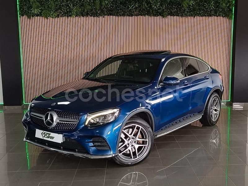 Azul Usado 2018 Mercedes GLC250 Coupe | 32.990 € (Precio justo) - Imagen 1/4