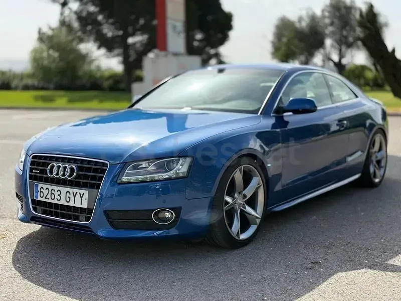 Usado Audi A5 211 CV (155 kW) 2010 Azul Coupe