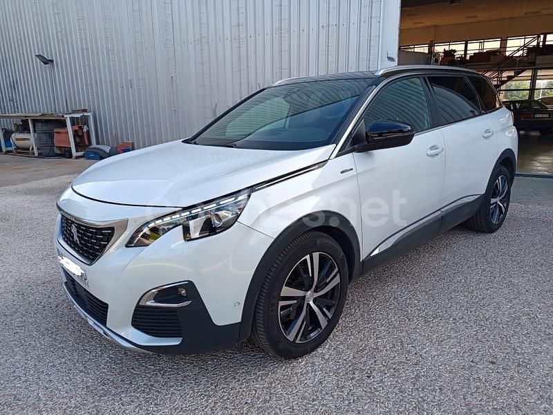 Blanco Usado 2018 Peugeot 5008 GT-line Monovolumen | 19.700 € (Buen precio) - Imagen 1/4