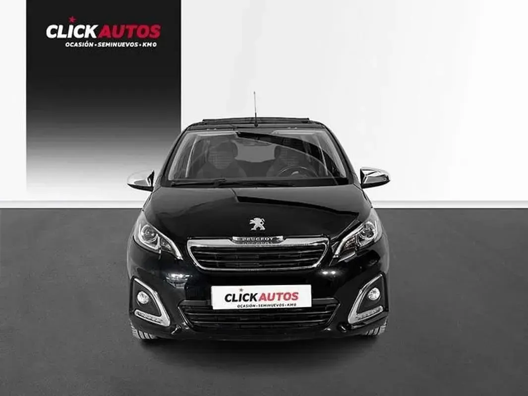 Usado Peugeot 108 Allure 72 CV (52 kW) 2021 Negro Utilitario