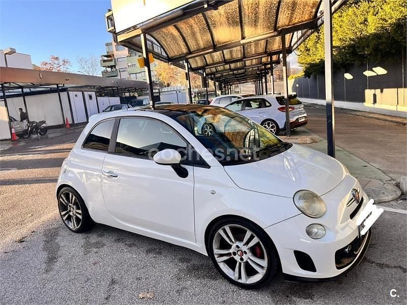 Usado Fiat 500 Sport 100 CV (73 kW) 2009 Blanco Descapotable