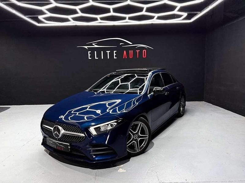 Usado Mercedes A200 150 CV (110 kW) 2021 Azul Berlina