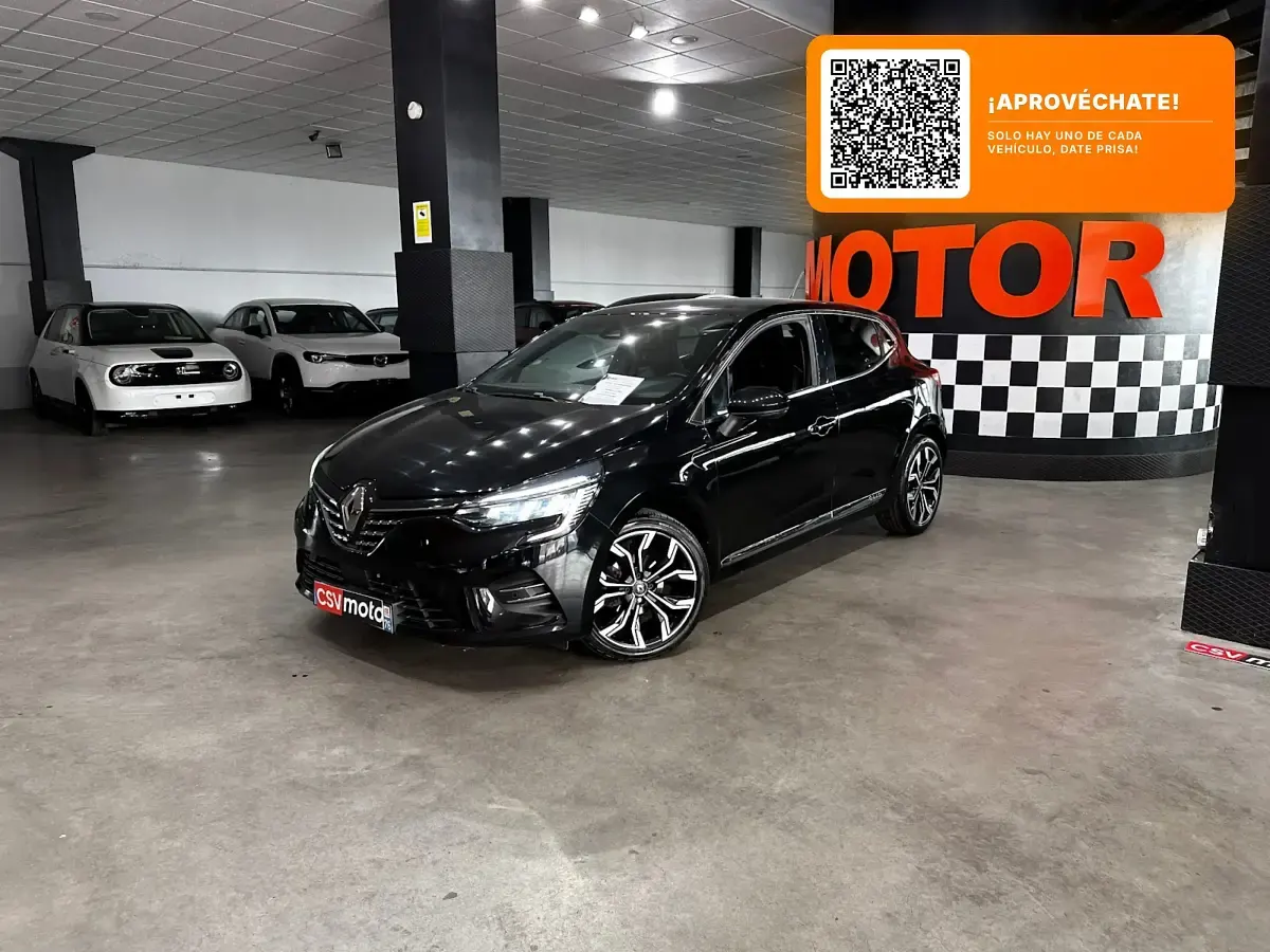 Usado Renault Clio V RS Line 90 CV (66 kW) 2021 Negro Berlina