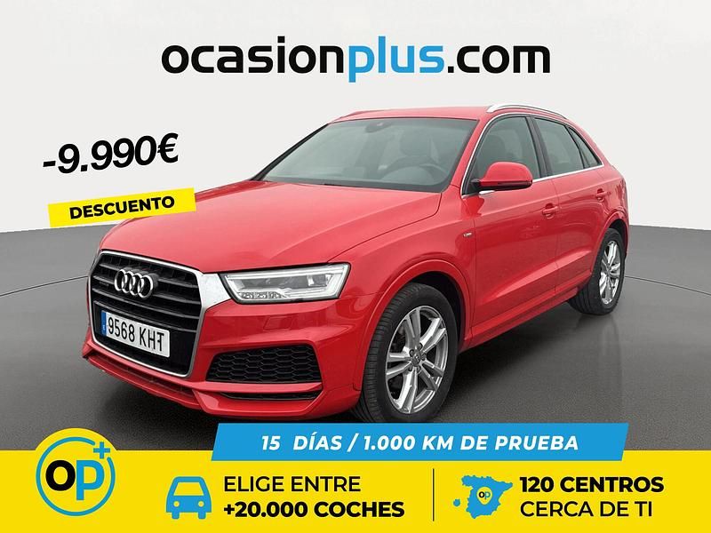 Usado Audi Q3 Sport 220 CV (161 kW) 2018 Rojo SUV