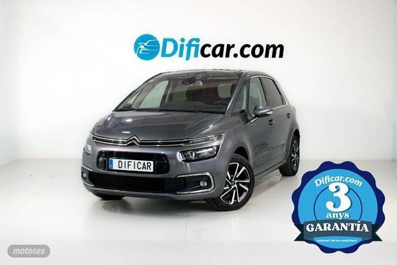 Usado Citroën C4 120 CV (88 kW) 2018 Gris Familiar