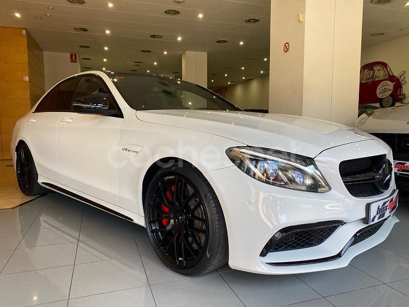 Usado Mercedes C63S AMG AMG 510 CV (375 kW) 2015 Blanco Berlina
