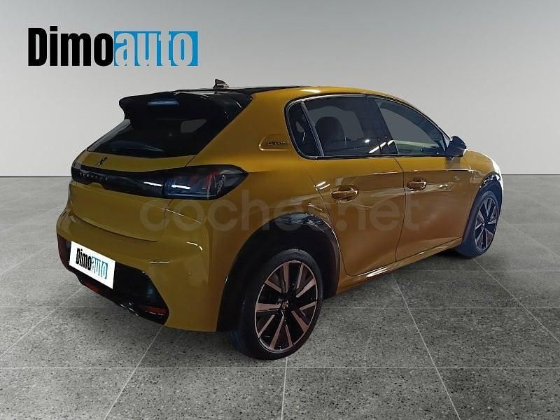 Usado Peugeot 208 GT-line 130 CV (95 kW) 2019 Amarillo Utilitario