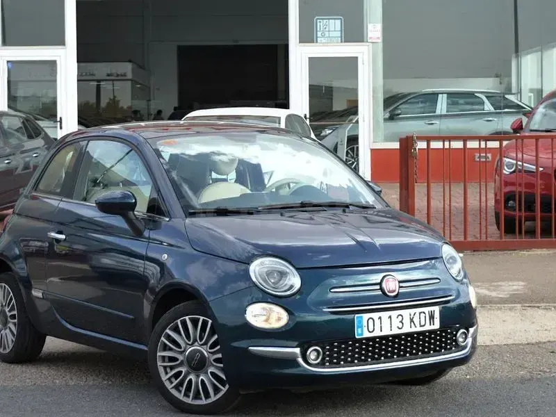 Usado Fiat 500 Lounge 69 CV (50 kW) 2018 Verde Berlina