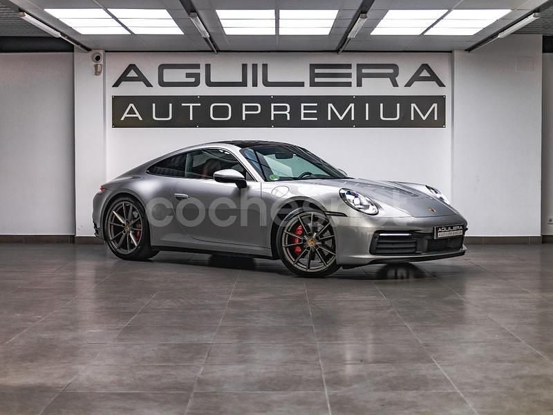 Gris / plata Usado 2020 Porsche 911 Carrera 4S Coupe | 139.990 € (Precio justo) - Imagen 1/4