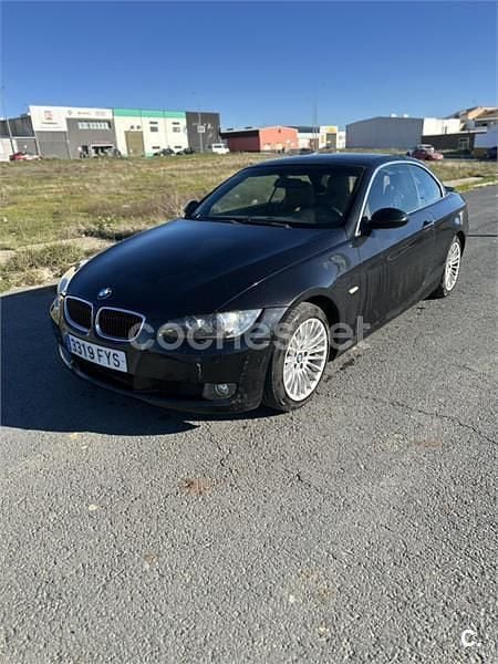 Negro Usado 2008 BMW 320 Cabriolet Descapotable | 6999 € (Precio justo) - Imagen 1/4