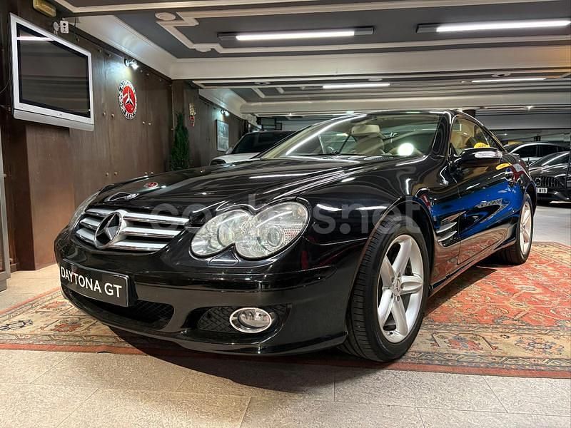 Negro Usado 2006 Mercedes SL350 Descapotable | 18.990 € (Precio justo) - Imagen 1/4