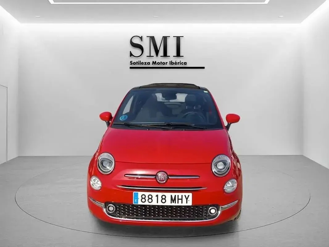 Usado Fiat 500C 71 CV (52 kW) 2023 Rojo Descapotable