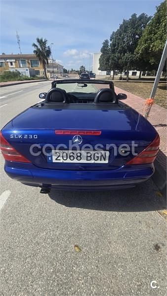 Usado Mercedes SLK230 193 CV (141 kW) 1999 Azul Descapotable